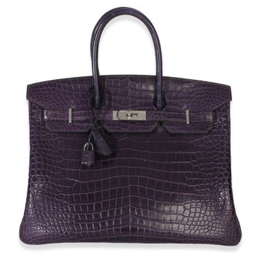Matte Niloticus Crocodile Birkin 35