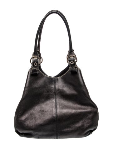 Enameled Metal Triangle Shoulder Bag