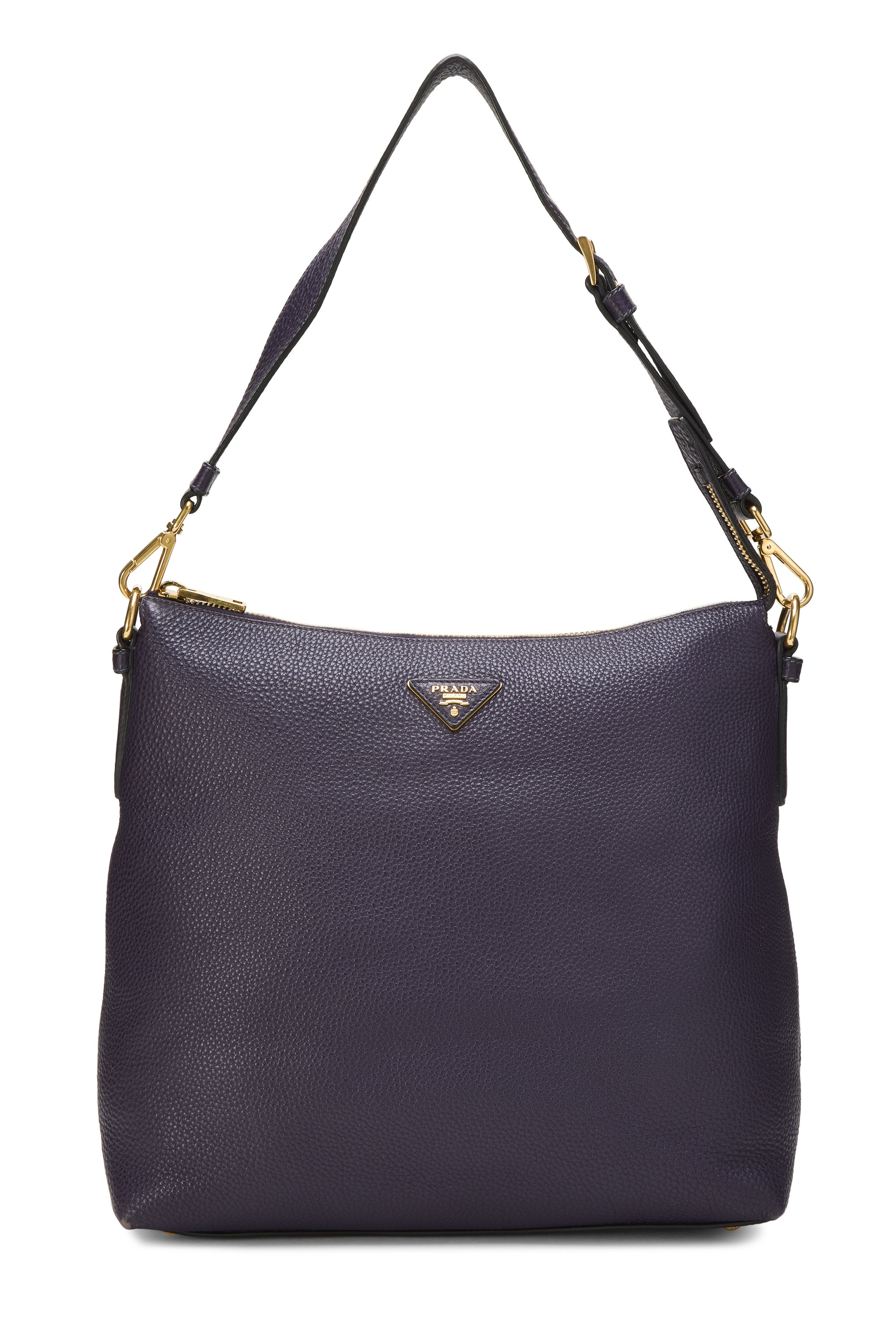 Purple Vitello Daino Hobo