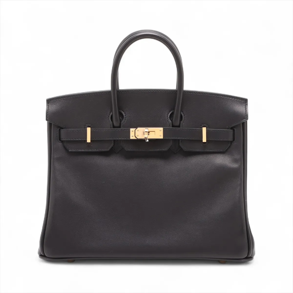 Hermès Birkin 25 Le Tournay Vaud Volupte Black Gold Metal Fittings