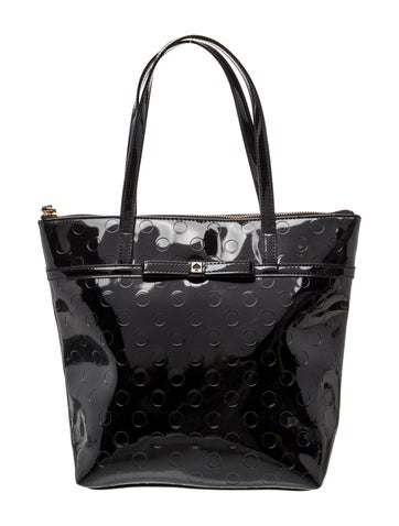Patent Leather Top Handle Bag