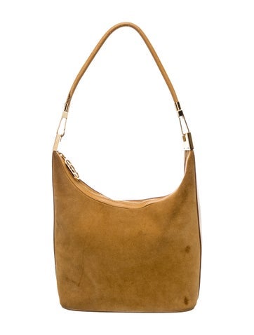Suede Shoulder Bag Vintage