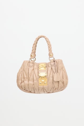 Miu Miu Matelasse Leather Bag