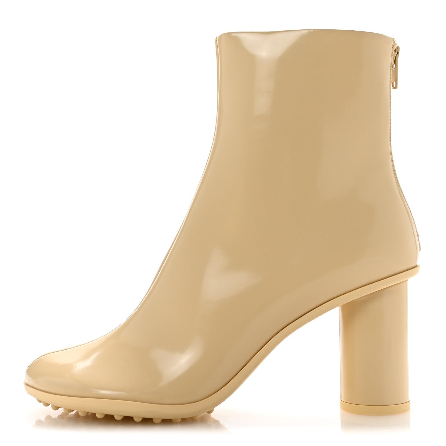 Bottega Veneta Bottega Veneta Latex Atomic Mid Heel Ankle Boots 40 Rubber