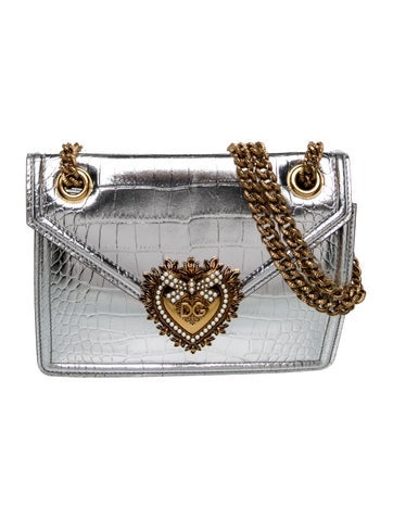 Dolce & Gabbana Embossed Leather Devotion
