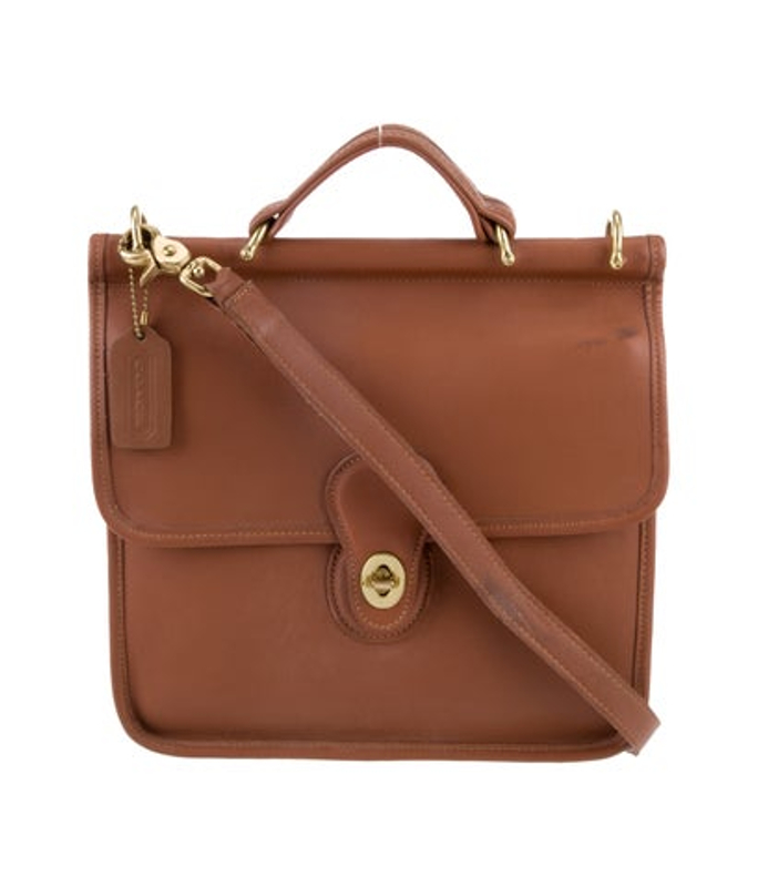 Coach Leather Top Handle Bag