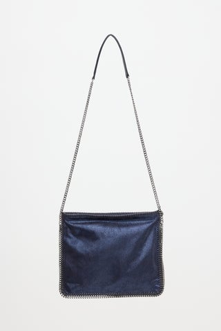 Stella McCartney Metallic Falabella Zip Bag