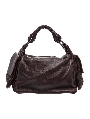 Intrecciato BOTTEGA VENETA Cocker intrecciato Leather Shoulder Bag