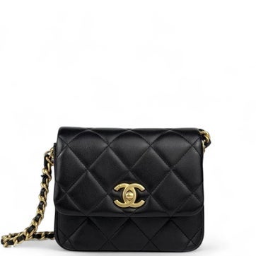 Lambskin Square Flap Mini