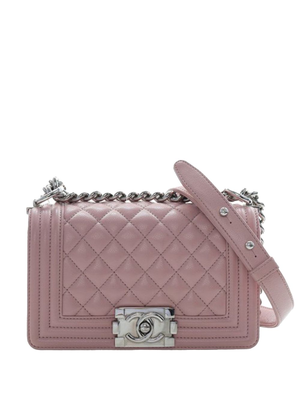 2021-2025 Small Quilted Caviar Boy Flap crossbody bag