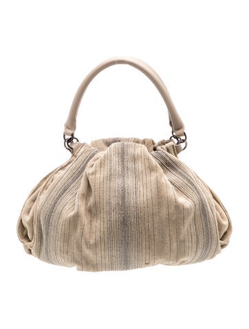 Brunello Cucinelli Suede Top Handle Bag