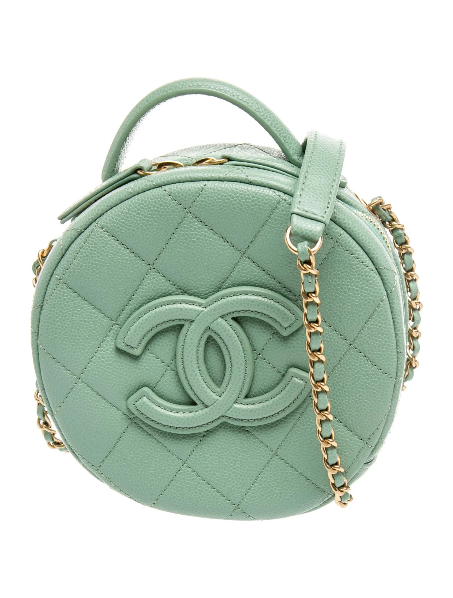 2023 Caviar Round Vanity Case