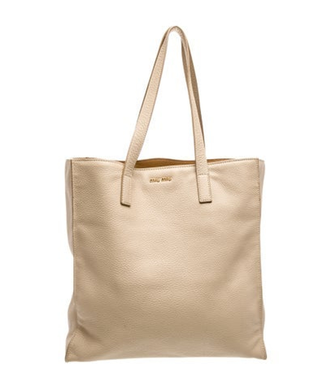 Miu Miu Miu Leather Tote