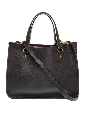 Leather Top Handle Bag