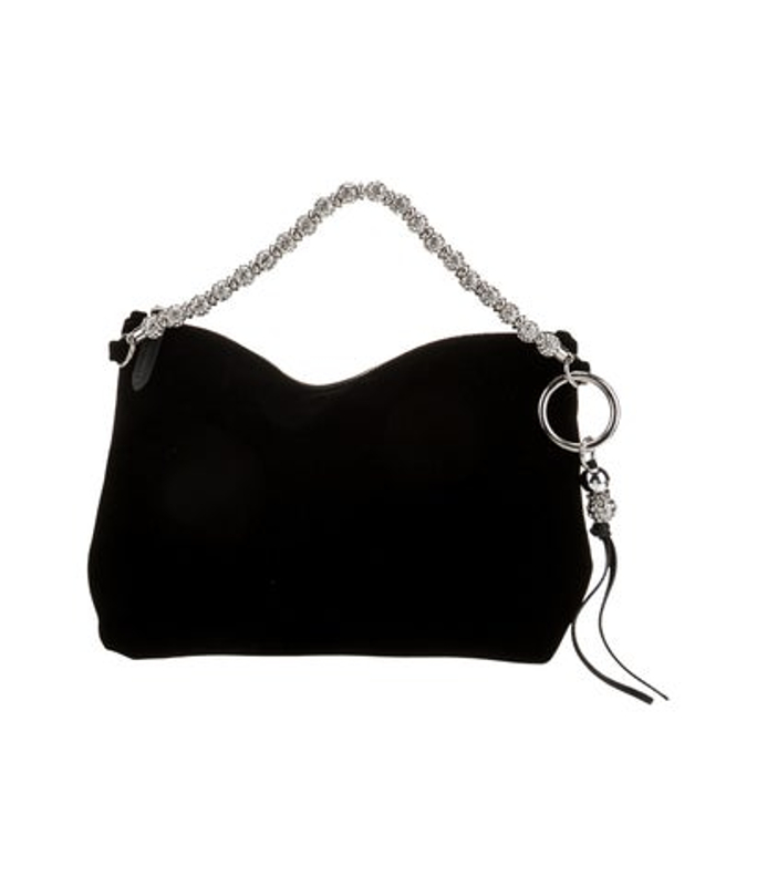 Jimmy Choo Choo Velvet Top Handle Bag