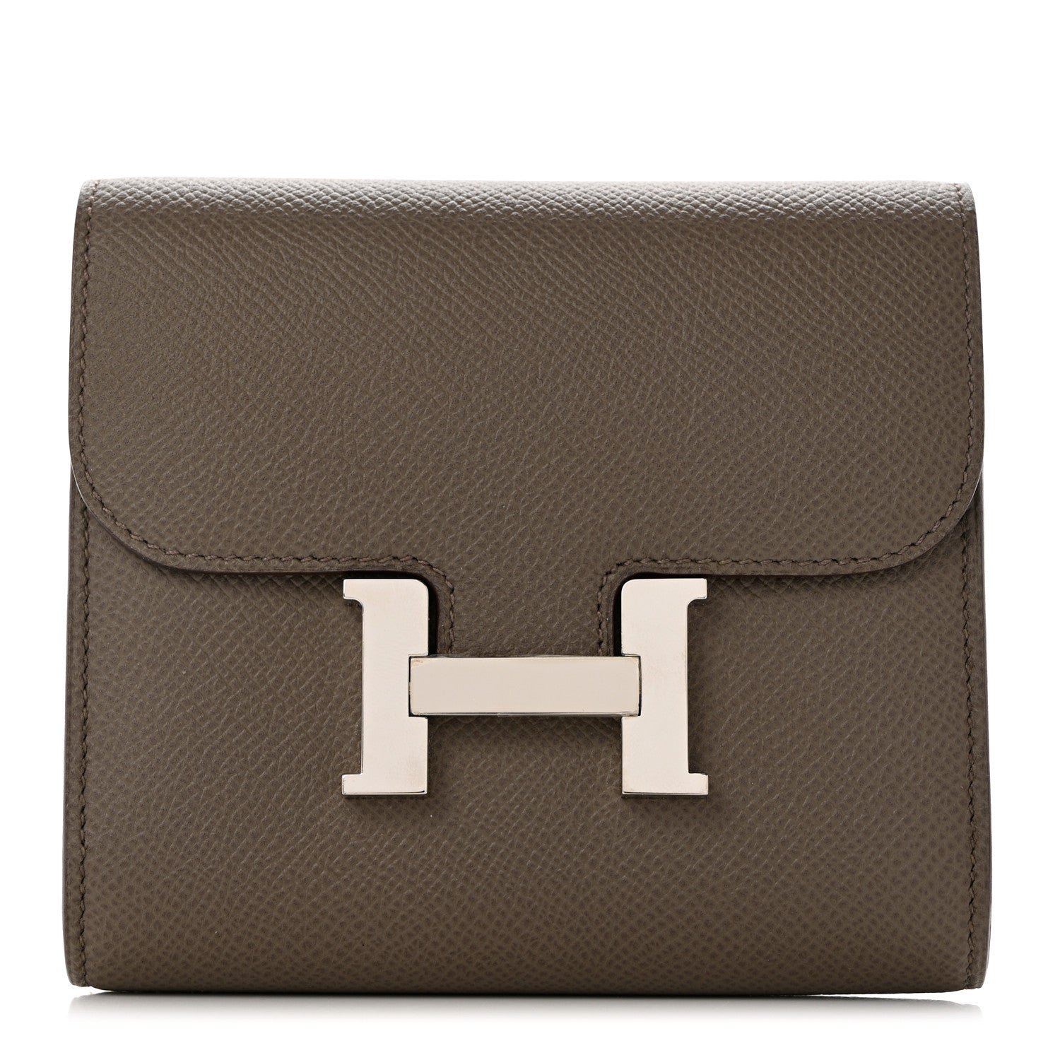 Hermes Epsom Constance Compact Passant Wallet Toundra