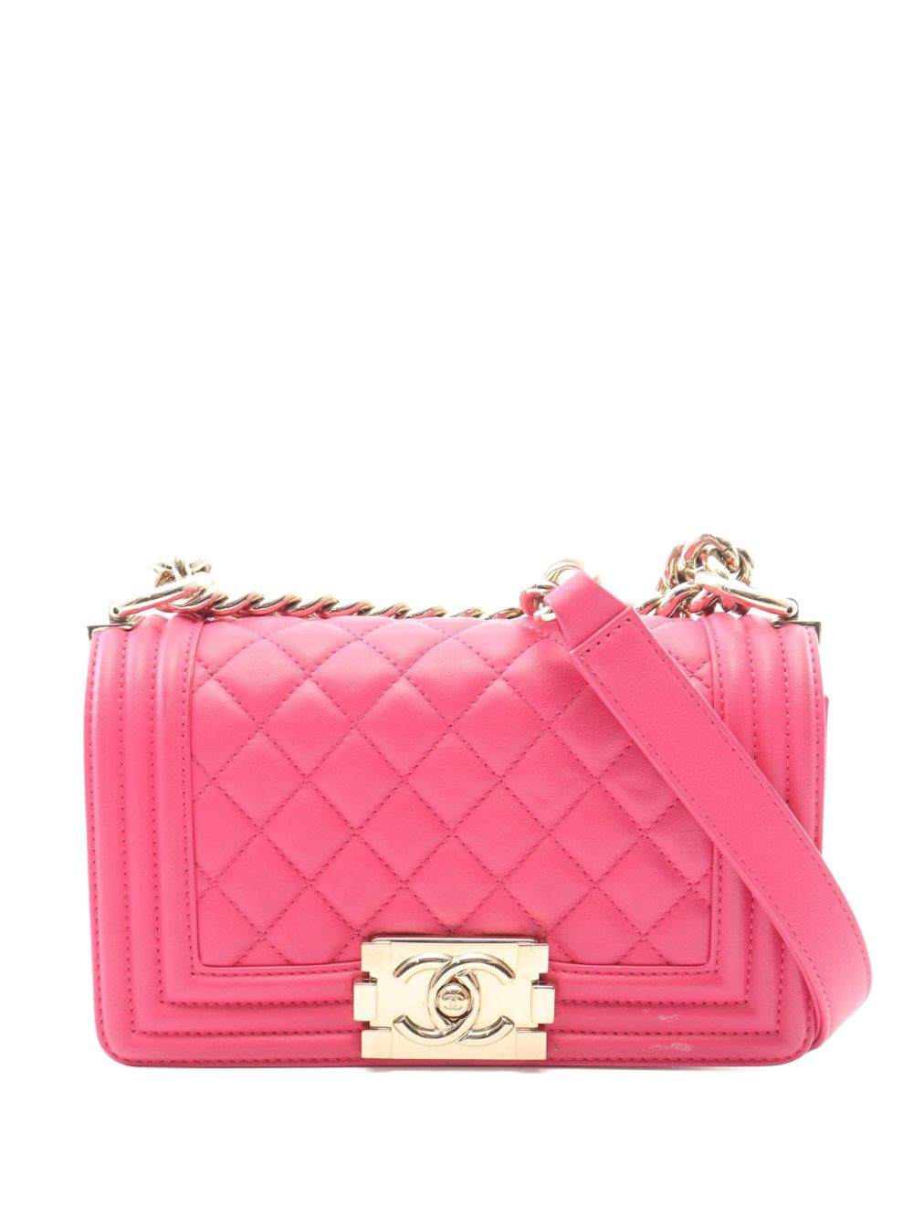 2017-2018 Small Quilted Lambskin Boy Flap crossbody bag
