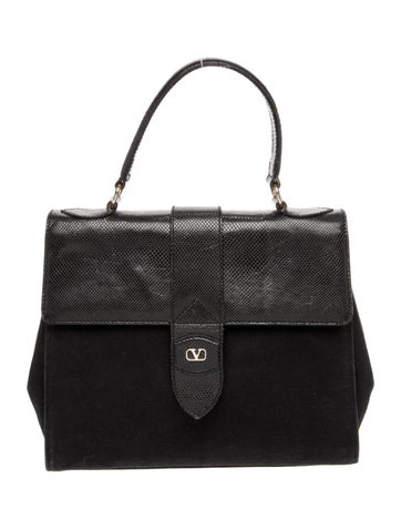 Valentino Leather Top Handle Bag Vintage