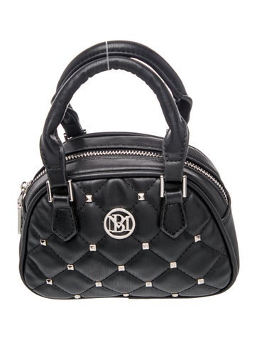 Badgley Mischka Leather Top Handle Bag