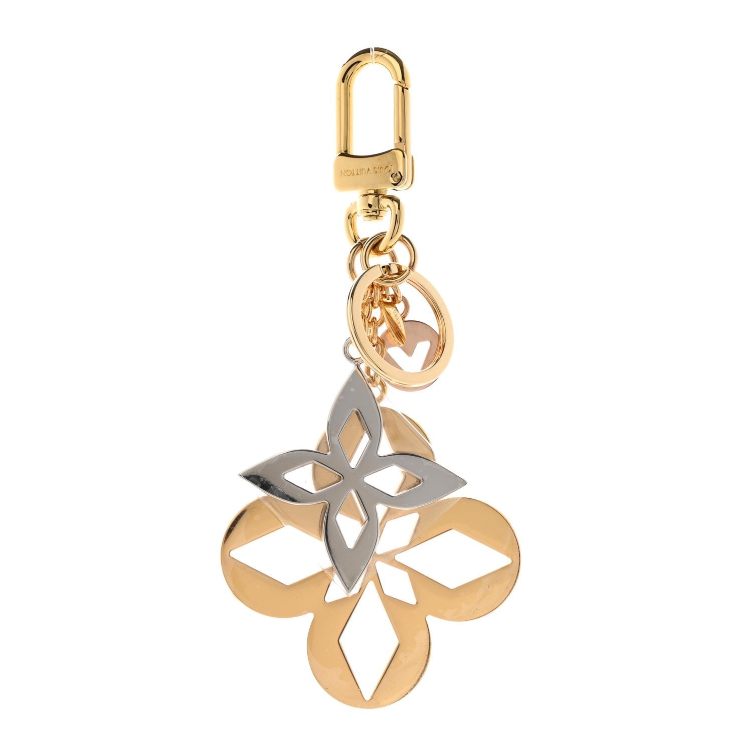 Louis Vuitton Malletage Blossom Bag Charm Key Holder