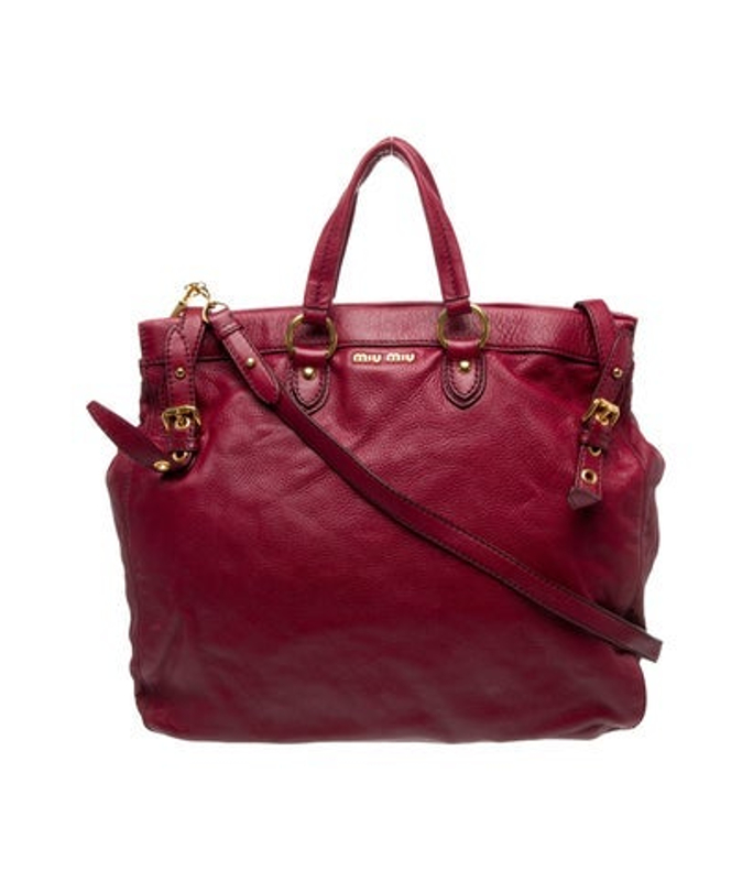 Miu Miu Miu Leather Tote