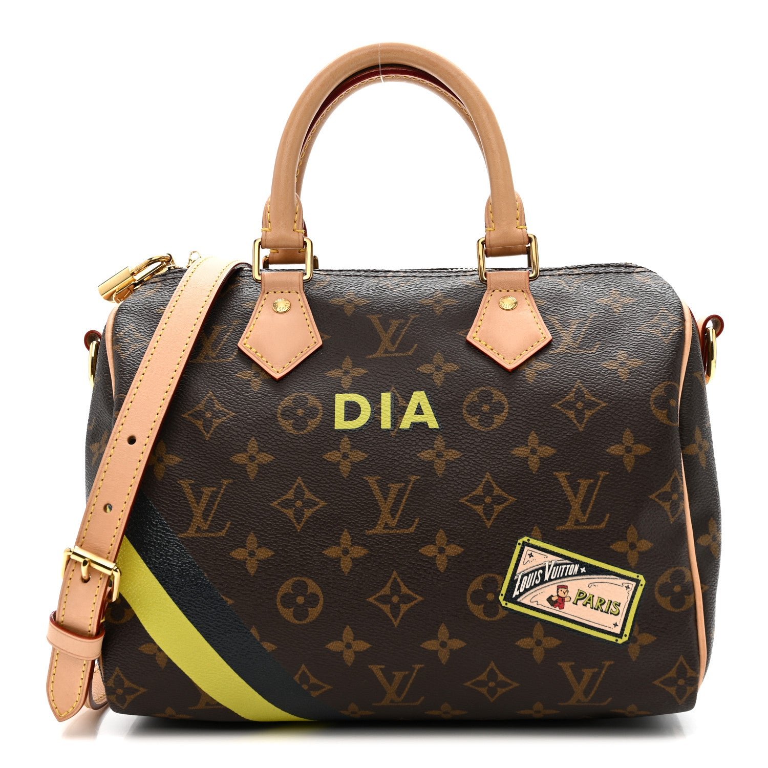 Louis Vuitton Louis Vuitton Monogram My World Tour Speedy Bandouliere 25
