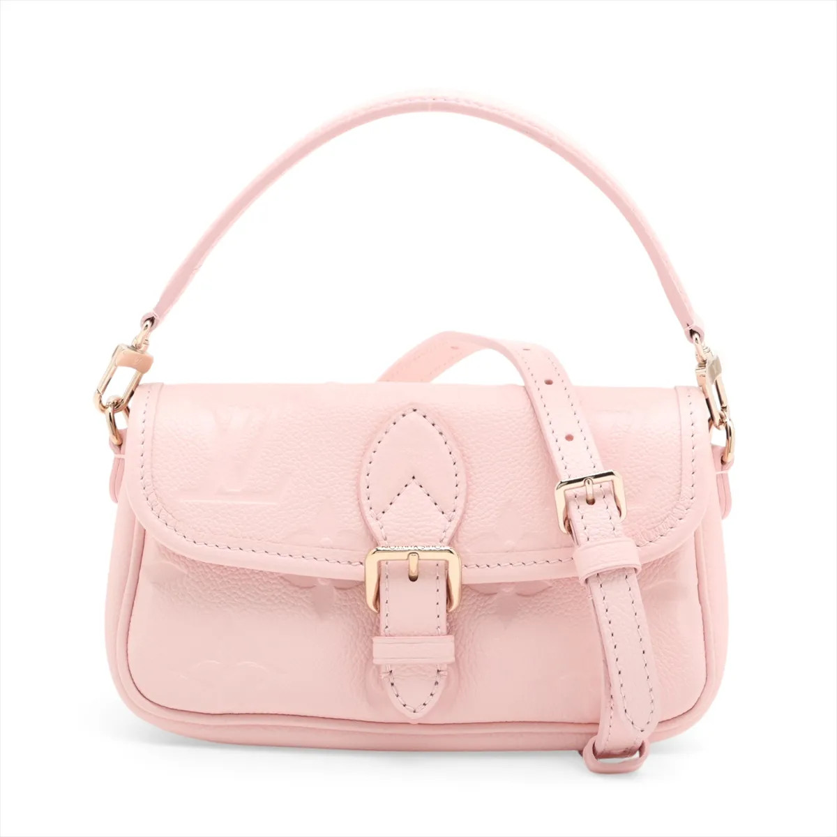 Louis Vuitton Monogram Empreinte Nano Diane M83566 Pink There was an RFID respon
