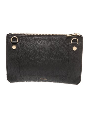 Cuyana Leather Clutch