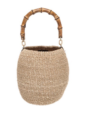 Raffia Bucket Bag
