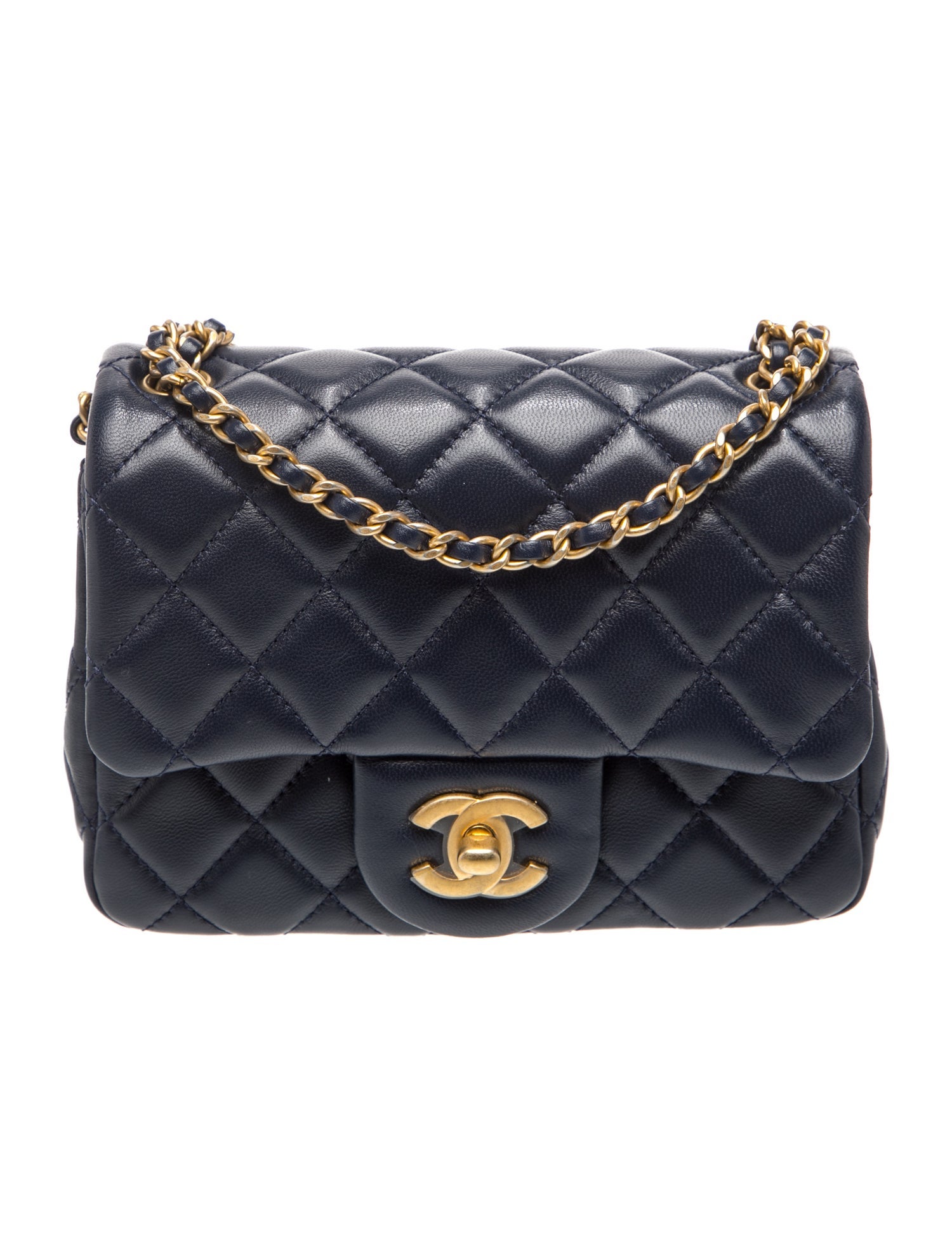 Mini Square Pearl Crush Flap