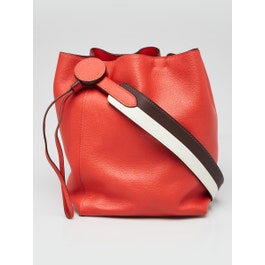 Hermes Capucine Evercolor Leather Licol 17 Bucket Bag