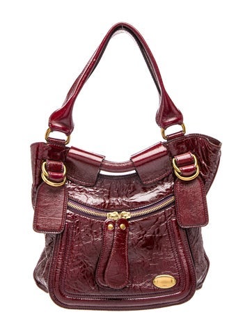 Patent Leather Shoulder Bag
