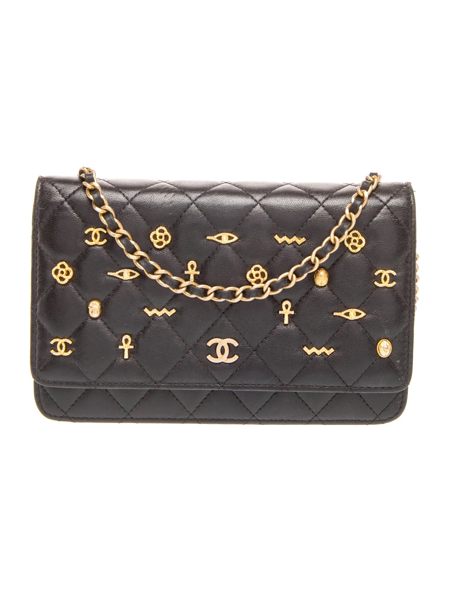 Paris-New York Egyptian Amulet Wallet On Chain