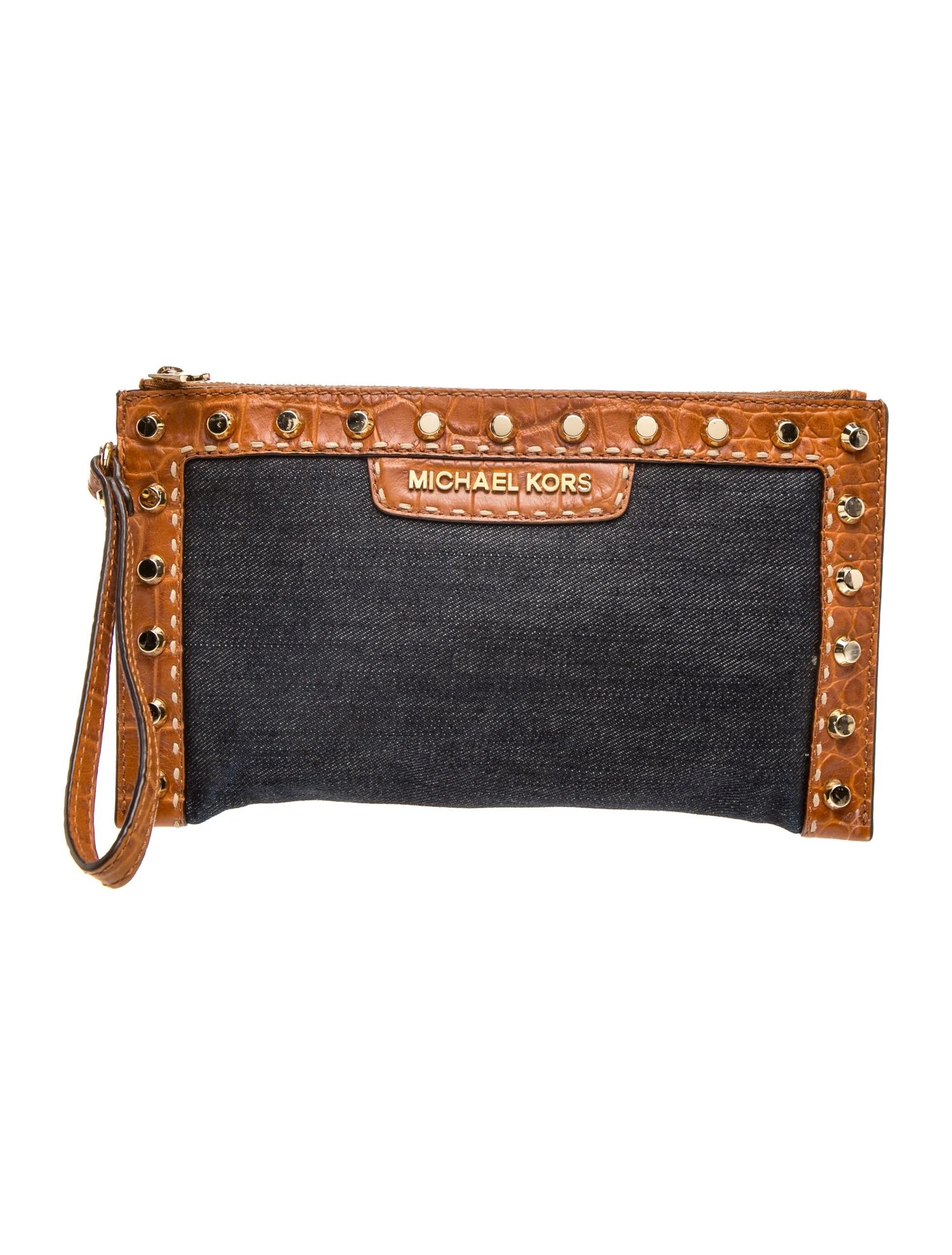 Michael Kors Denim Clutch