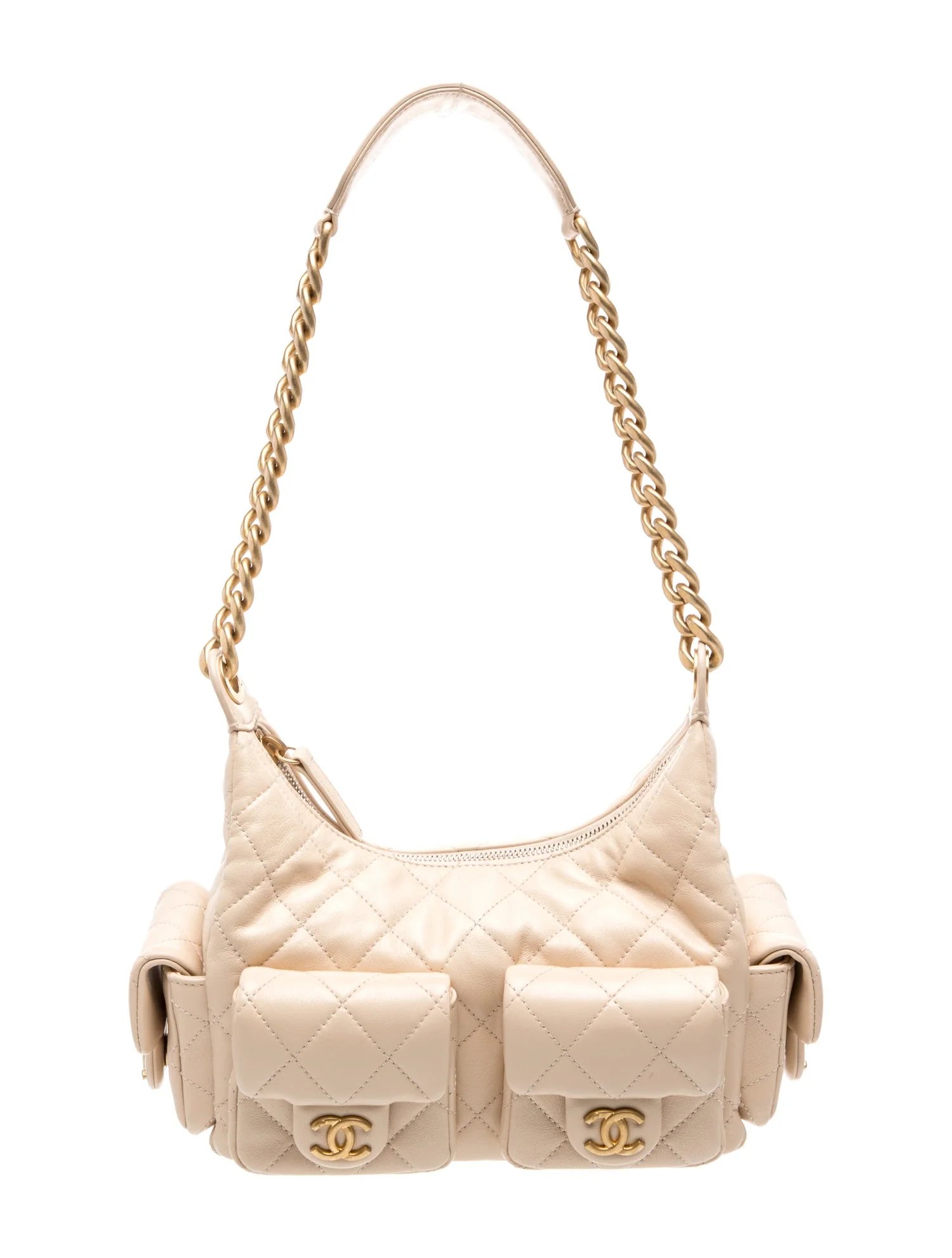 Large Trendy Pockets Hobo