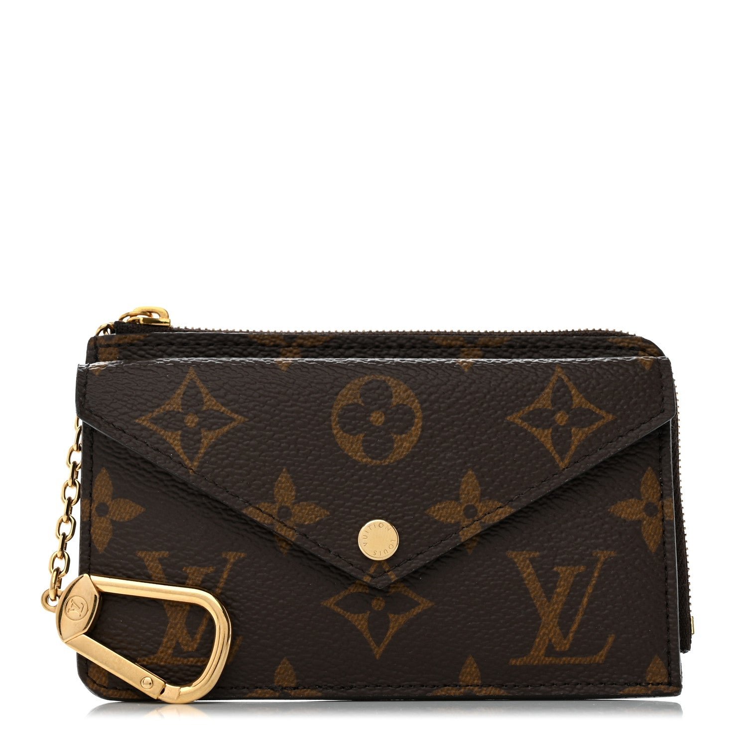 Louis Vuitton Monogram Recto Verso Card Holder Black