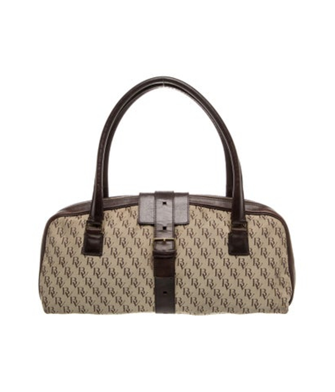 Bottega Veneta Veneta Canvas Shoulder Bag Vintage