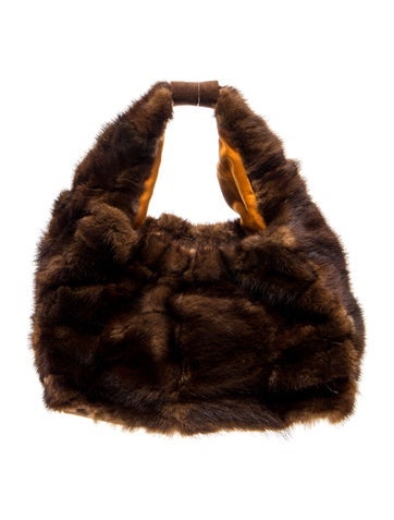Dolce & Gabbana Mink Hobo Vintage