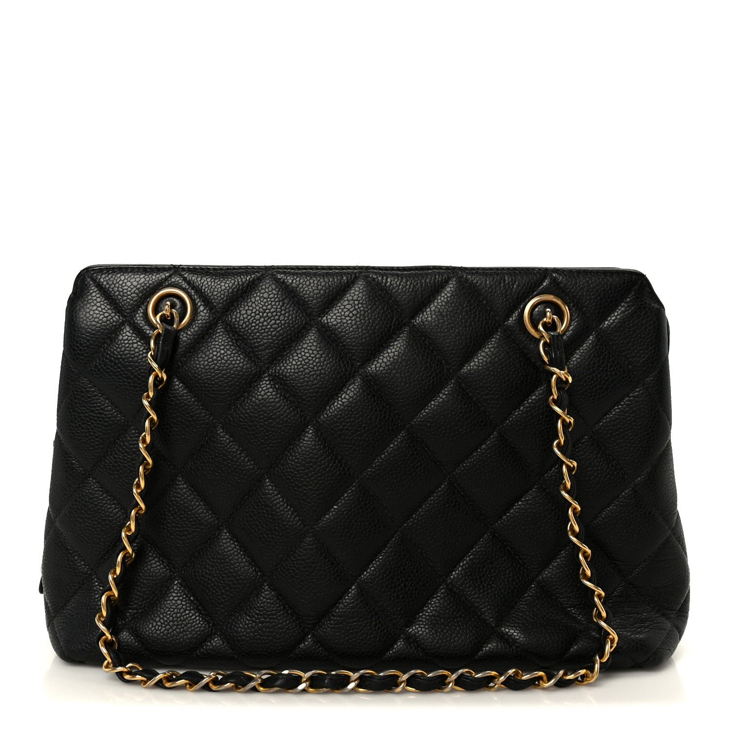 Chanel Caviar Quilted Shoulder Bag Black