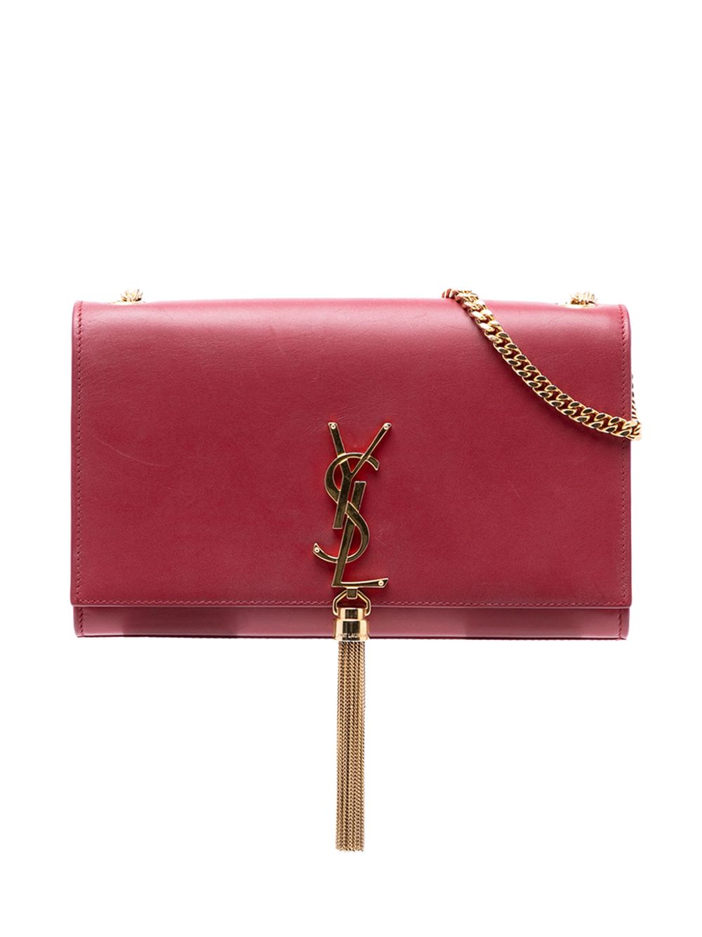 2017 Medium Smooth Calfskin Classic Monogram Kate Tassel crossbody bag