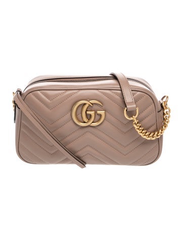 Double G Marmont Matelasse Camera Crossbody Bag