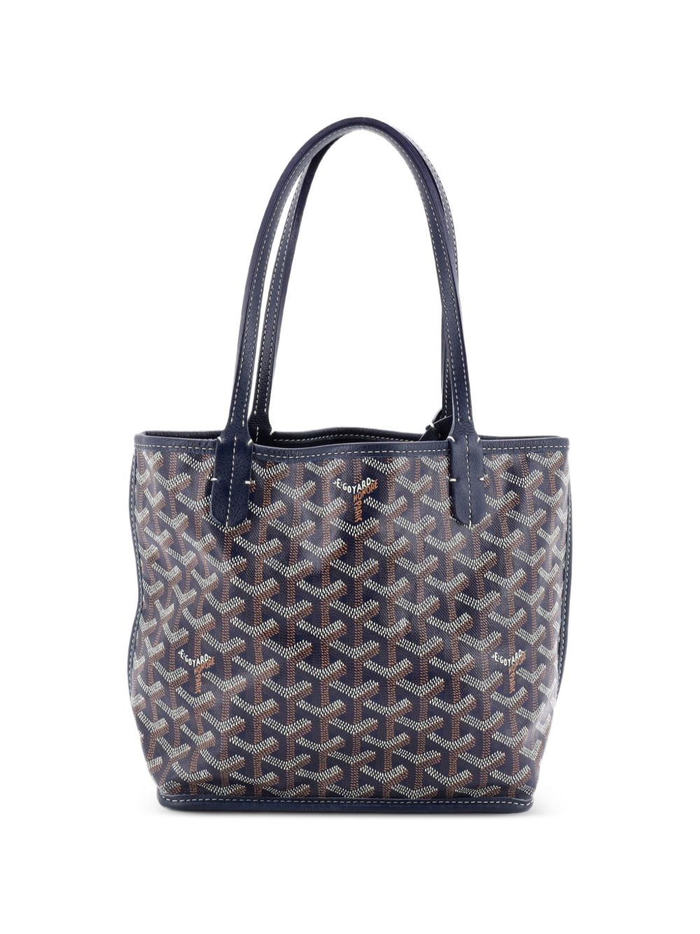 Anjou Reversible Tote Coated Canvas Mini satchel