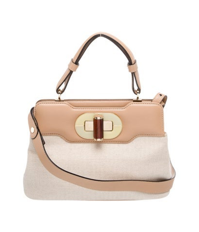 Bvlgari Leather Canvas Isabella Rosselleni