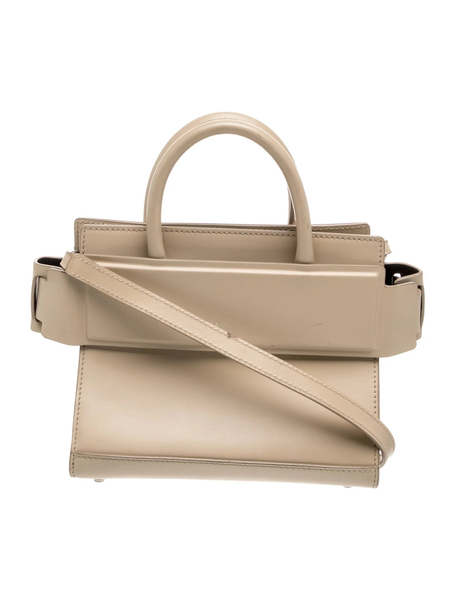 Leather Top Handle Bag