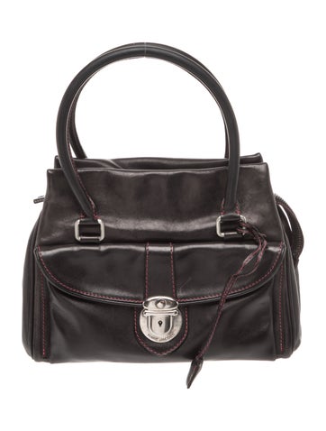 Leather Top Handle Bag