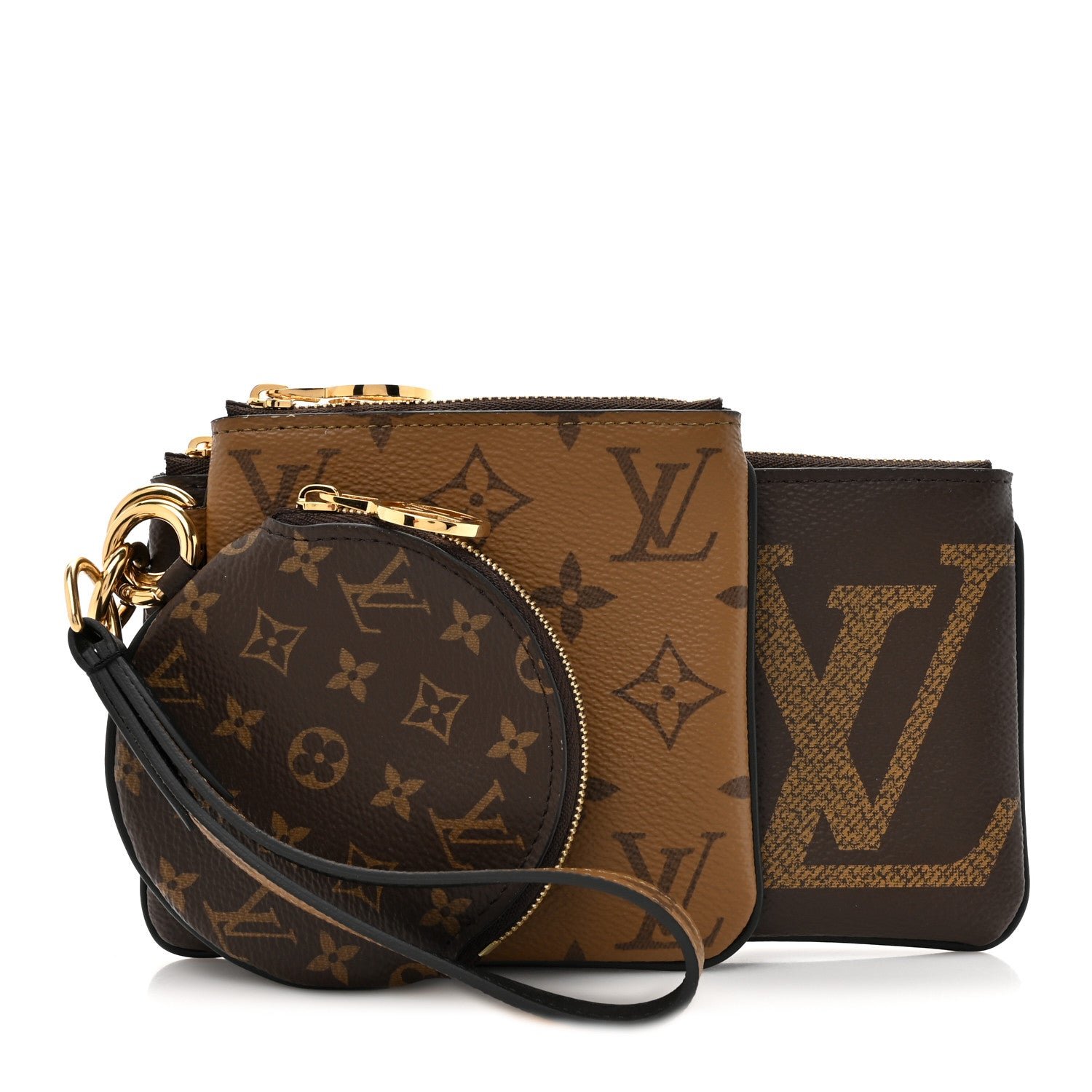 Louis Vuitton Reverse Monogram Giant Trio Pouch