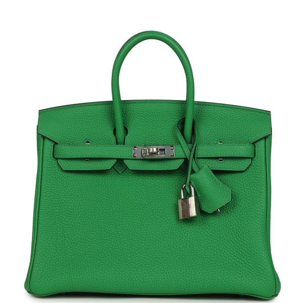 Hermes Hermes Birkin 25 Bambou Verso Togo Palladium Hardware