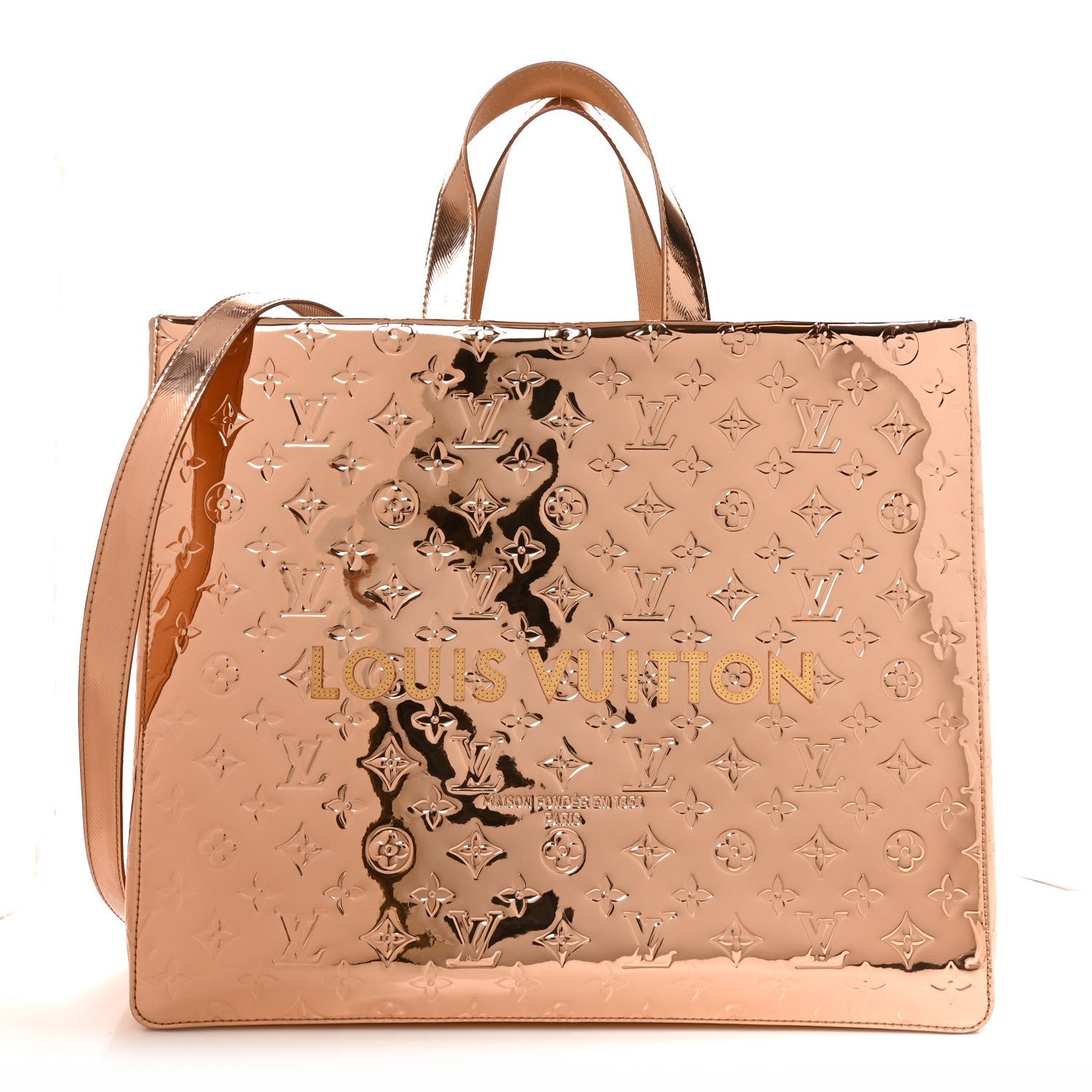 Louis Vuitton Monogram Mirror Shopper Tote MM Copper