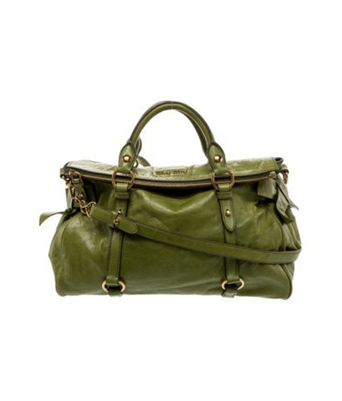 Miu Miu Miu Leather Top Handle Bag Vintage