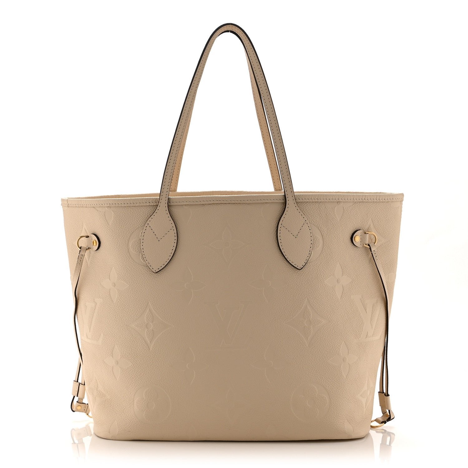 Louis Vuitton Empreinte Monogram Giant Neverfull MM Cream